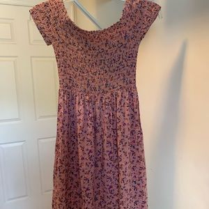 Cute Off the Shoulder Iris Summer Dress